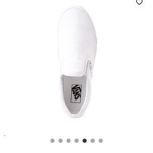 White slip on vans – brand new inbox